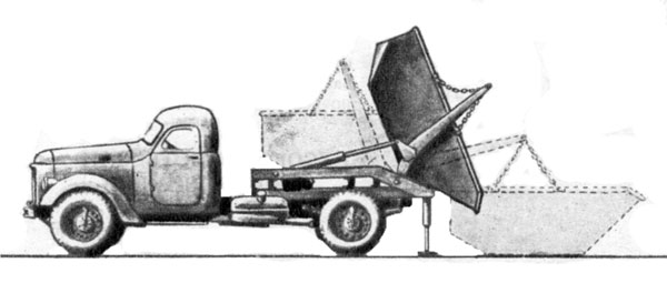 Рамный бункеровоз ЗИЛ-164АК