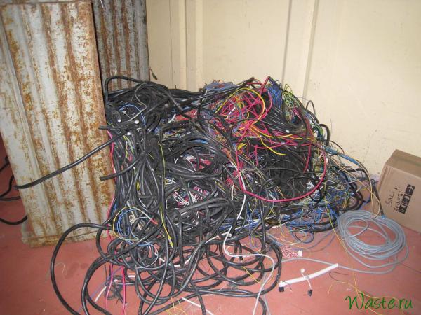 Смешанные отходы кабеля